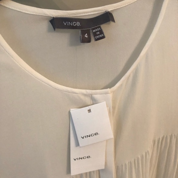 Vince Tops - NWT Vince Silk Button Up Shirt